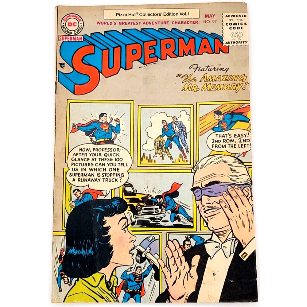 SUPERMAN #97 (1977) / FN / PIZZA HUT COLLECTOR'S EDITION VOL 1